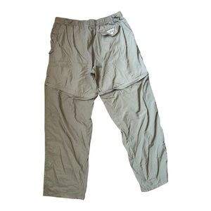 Columbia PFG Men's Khaki Tan Convertible Zip Off Pants Size‎ Large